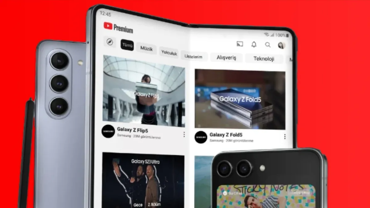 YouTube Samsung Telefonda Donuyor